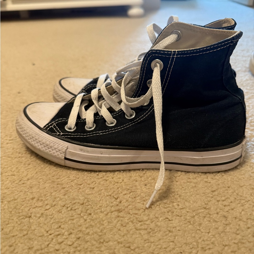 Converse Chuck Taylor Black and White High-Top Sneakers
